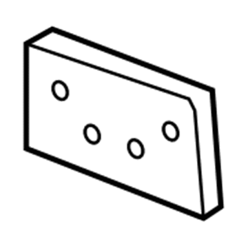 GM 15274497 License Bracket, Front