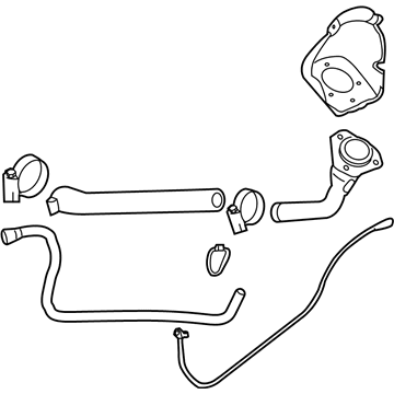 Chevy Silverado 1500 Fuel Filler Hose - 84695986
