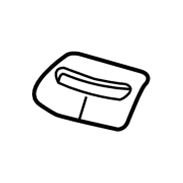 GM 9028481 Seat Belt Guide, Jet Black