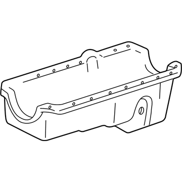 Cadillac Oil Pan Gasket - 22519181