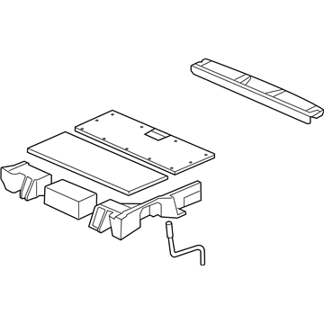 Saturn 25782134 Trim Panel Assembly