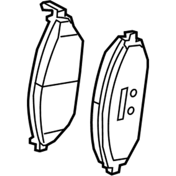 2016 Chevy Spark EV Brake Pad - 95194917