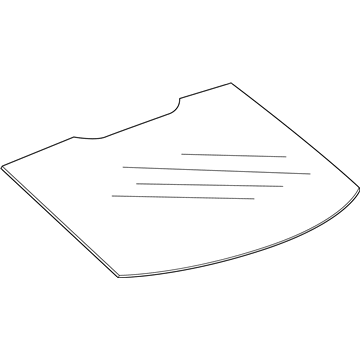 GM 39118550 Lift Gate Glass, Rear