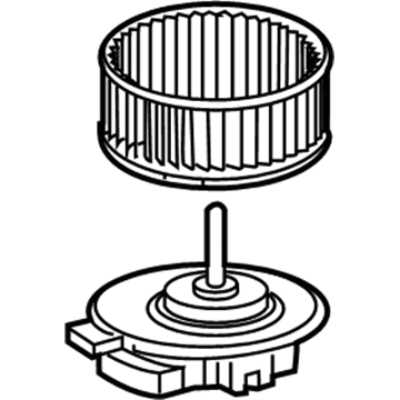 Buick Enclave Blower Motor - 85143484
