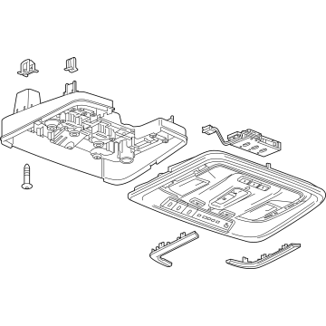 GM 84737301 Console Assembly, Gray