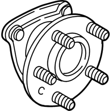 Cadillac CTS Wheel Hub - 19370295