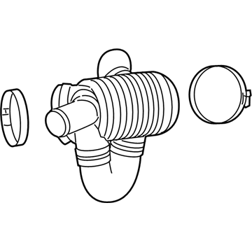 Cadillac Air Intake Coupling - 20808805