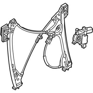Chevy Corvette Window Regulator - 86584227