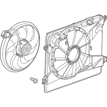 Chevy Radiator fan - 42441974