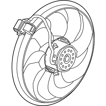 Buick A/C Condenser Fan - 95382426