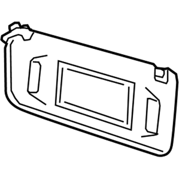 GM 84247211 Sunvisor
