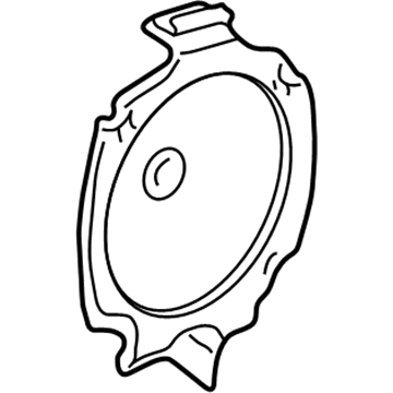GM 19116641 Front Driver Speaker