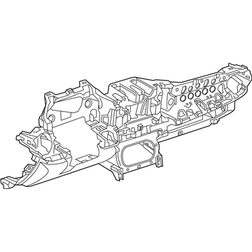 Chevy Dash Panel Vent Portion Covers - 84681967