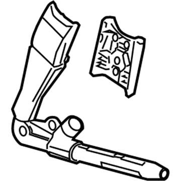GM 19258019 Tensioner, Black, Driver Side