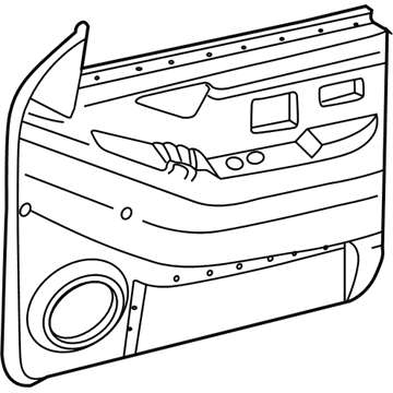 GMC 15032888 Door Trim Panel