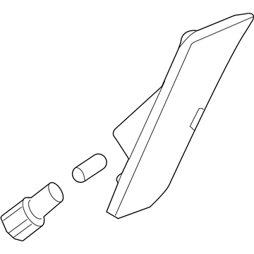 GM 22941173 Side Marker Lamp, Driver Side
