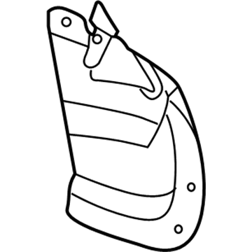 Chevy Aveo5 Fender Splash Shield - 96808280