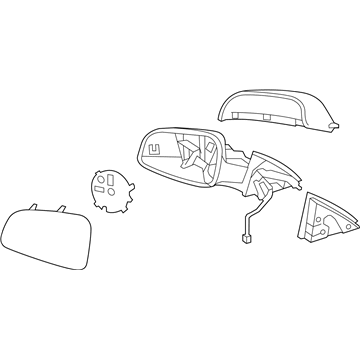Chevy Mirror Cover - 19258660