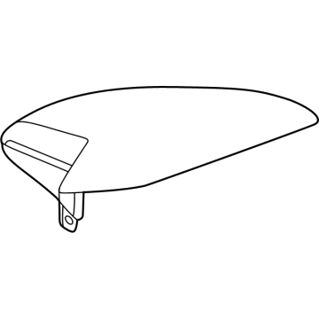 GM 42840901 Upper Plate, Jet Black