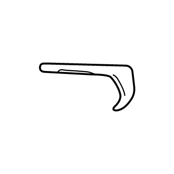 GM 84461428 Molding, Dark Silver, Driver Side