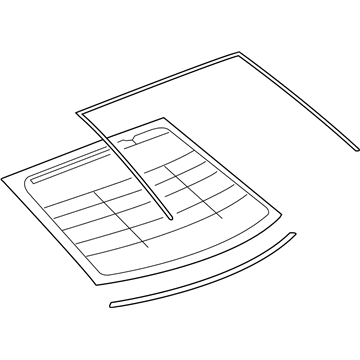 GM 25980273 Back Glass, Rear