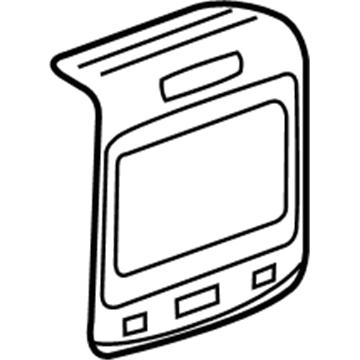 GM 20807066 DVD Unit, Passenger Side