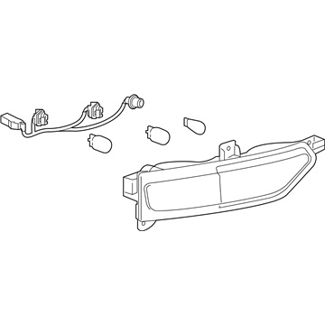 GM 42663537 Combination Lamp Assy, Driver Side