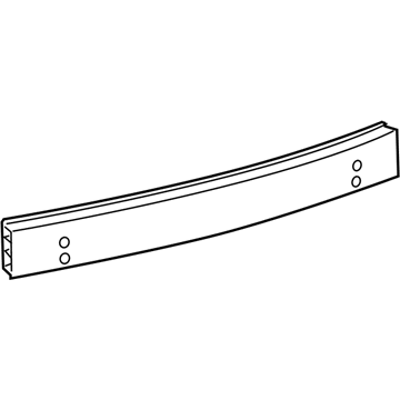 GM 19183891 Impact Bar, Rear