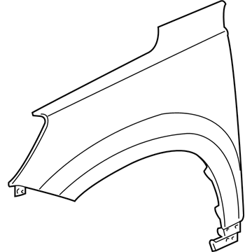 GM 20782222 Fender, Front Driver Side