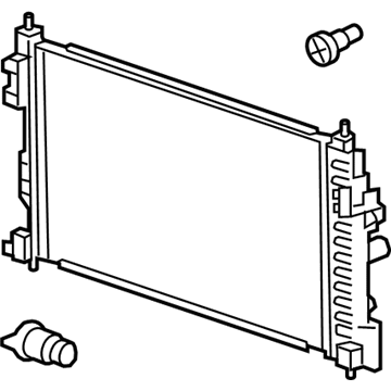 Chevy Impala Radiator - 22883363