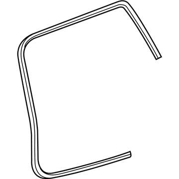 GM 23215002 Weatherstrip, Rear