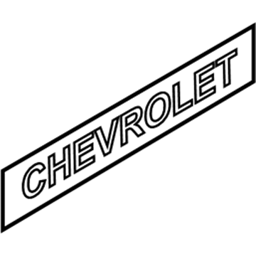 Chevy Aveo5 Emblem - 96403866