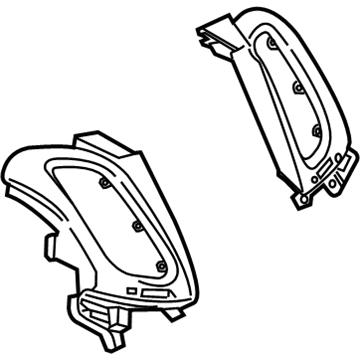 GM 23263715 Trim Bezel, Driver Side