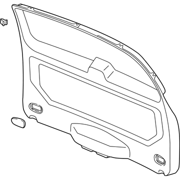 Saturn 22698786 Gate Trim Panel