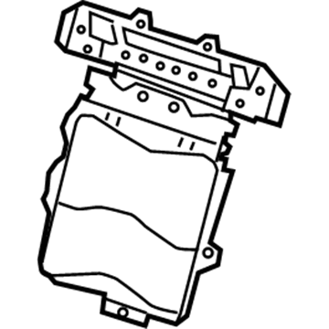 GM 23441501 Lumbar Support, Front