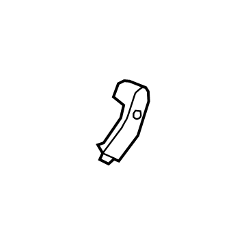 GM 84076183 Frame Cover, Black, Driver Side