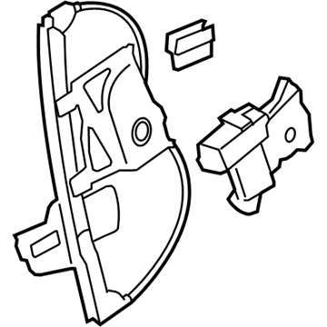 Cadillac DTS Window Regulator - 20896933