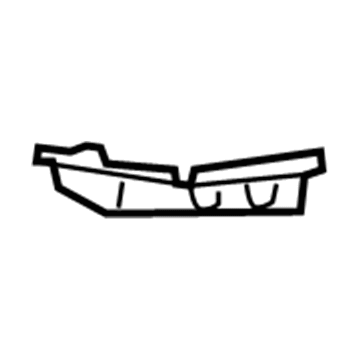 GM 15294506 Gutter, Rear Passenger Side