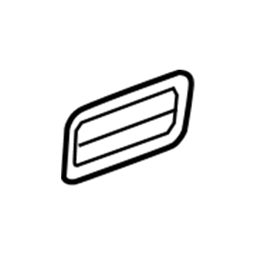 GM 15143604 Air Deflector, Rear Outer