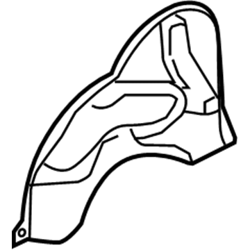 GM 15777817 Inner Wheelhouse, Passenger Side
