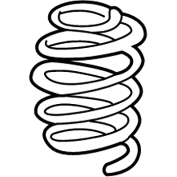 GM 22133038 Coil Spring, Front