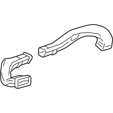 GM 20932971 Outlet Duct, Driver Side