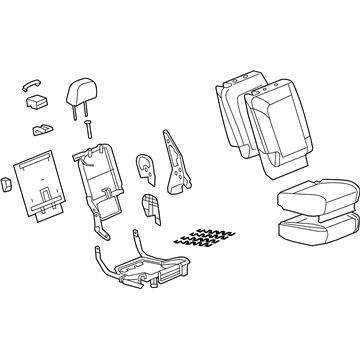 Saturn 96844781 Seat Assembly