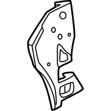 GM 22707271 Sound Absorber, Front Passenger Side
