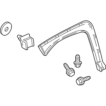 GM 88951964 Wheel Opening Molding