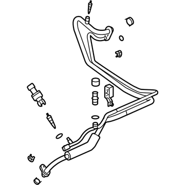 GM 15258004 Evaporator Tube