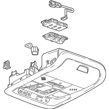 Buick 39217630 Overhead Console