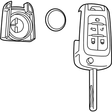GM 13584828 Key