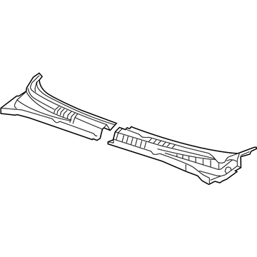 GM 42476131 Cowl Grille, Driver Side