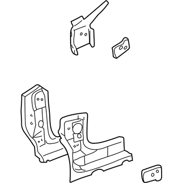 GM 22588373 Hinge Pillar, Front Driver Side